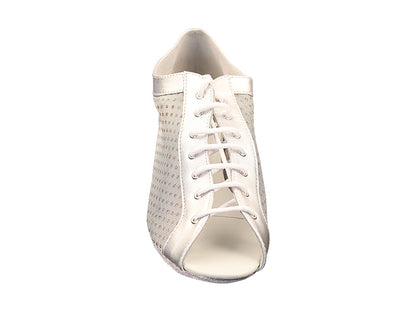 1643 151 Soft Silver PU_110 Mesh_126 Silver Stardust_H with 1.5&quot; Heel (2001) in the photo