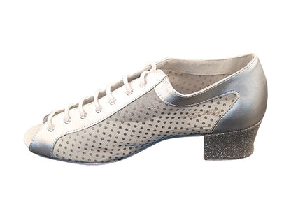 1643 151 Soft Silver PU_110 Mesh_126 Silver Stardust_H with 1.5&quot; Heel (2001) in the photo