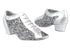 1643 119 Silver Leather_51 Mesh with 1.5" Heel in the photo