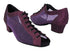 1643 274 Purple Glitter_305 Purple Mesh with 2001_1.5 inch Heel in the photo