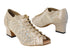1643 298 Tan Patent PU_129 Brown Mesh with 2" TC Heel in the photo