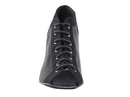 1643 Black Nubuck &amp; Black Mesh