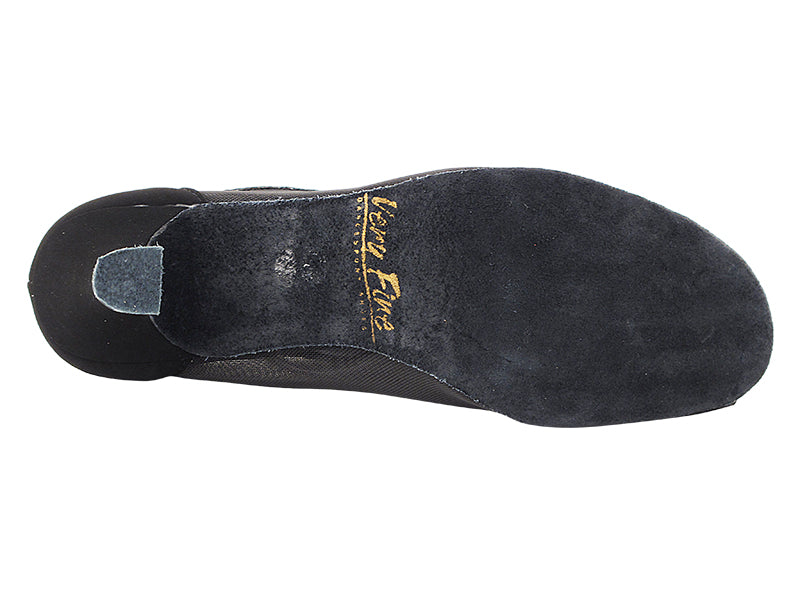 1643 Black Nubuck &amp; Black Mesh