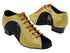 1645LEDSS 10 Light Gold Scale_Black Leather Heel_Black Mesh with 1" Heel (8881) in the photo