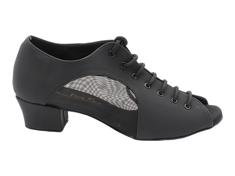 1645LEDSS Black Nubuck_Black Mesh with 1.5" Heel (2001) in the photo