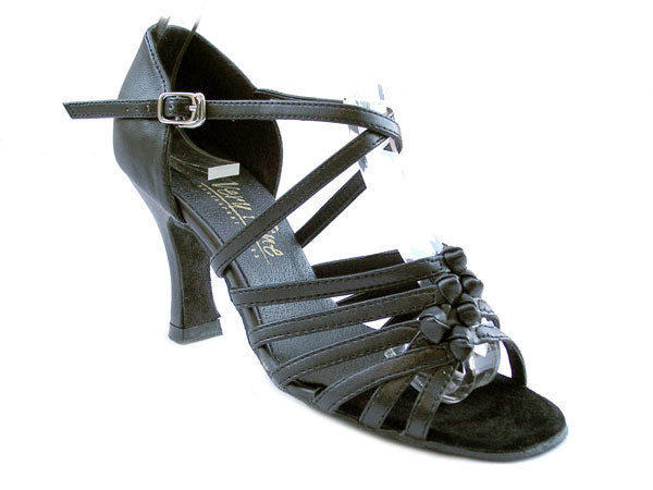 1650 Black Leather with 3&quot; Heel in the photo