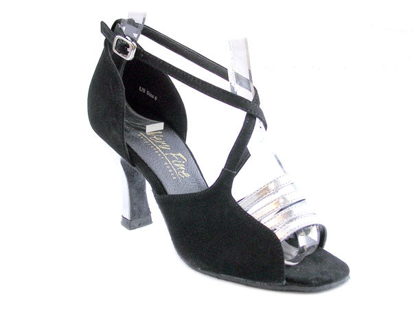 1651 Silver Leather & Black Nubuck