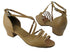 1651 157 Beige Brown Leather with 1.5" Medium heel in the photo