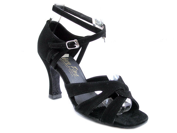 1658 Black Nubuck with 3&quot; Heel in the photo