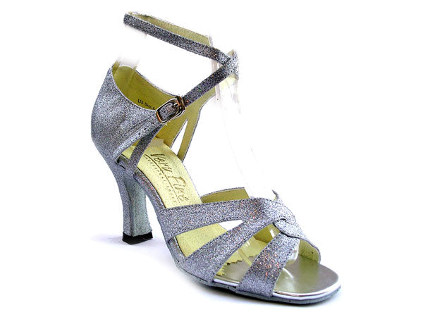 1658 Silver Stardust with 3&quot; Heel in the photo