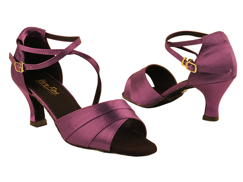 1659 111 Purple Satin with 2.5&quot; Heel in the photo