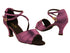 1659 111 Purple Satin with 2.5" Heel in the photo