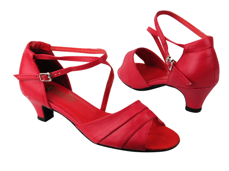 1659 211 Red Leather with 1.3&quot; heel in the photo