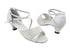 1659 270 White Glitter_139 White PU with 1.3" Cuban Heel in the photo