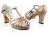 16612Platform Light Tan Leather_White Mesh with 3" Square Heel heel in the photo