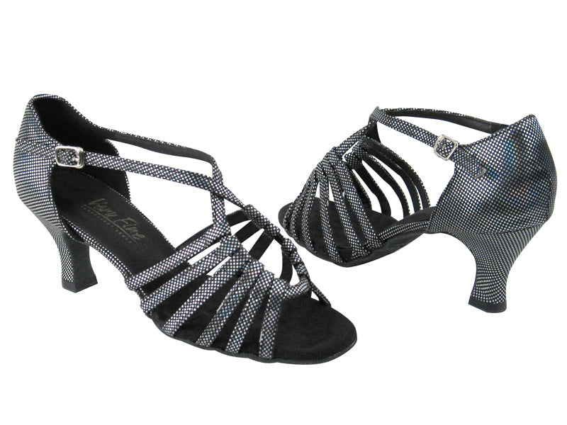 1661 87 Black Laser Satin with 2.5&quot; Low Heel in the photo