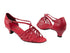 1661 175 Red Snake with 1.3" Cuban heel in the photo