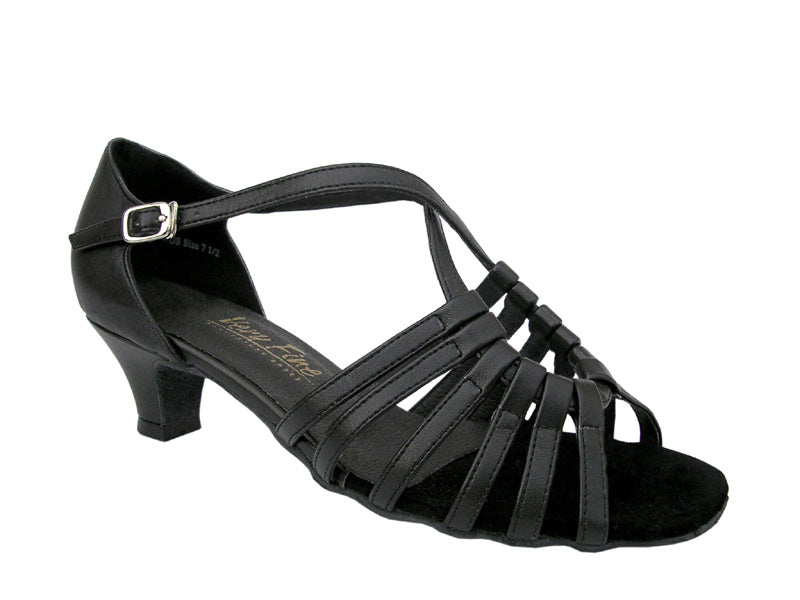 1661 Black Leather with 1.3&quot; Heel in the photo