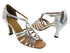 1661 Silver Leather with 3" Heel in the photo