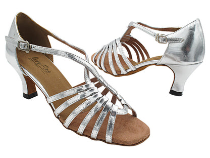 1661 Silver Leather with 2.5" Heel in the photo