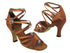 1662B 236 Dark Tan Satin with 3" heel in the photo