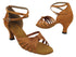 1664 Dark Tan Satin with 2.5" Heel (2899) in the photo