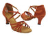 1666 Dark Tan Satin with 2.5" Heel (2899) in the photo