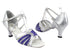 1668 245 Voilet Satin_126 Silver Stardust with 2.5" Heel in the photo