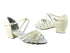 1670C Creamy White Leather with 1.5" medium heel in the photo