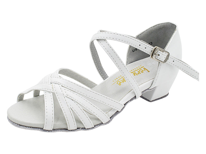 1670CG White Leather with 1.5&quot; heel in the photo