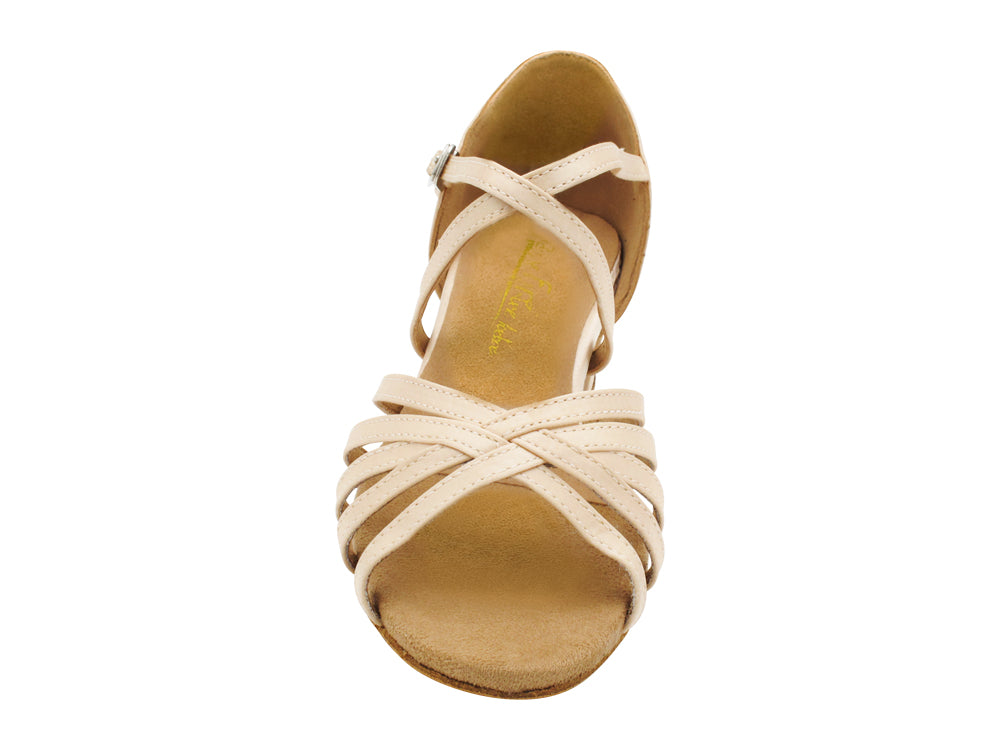 1670C Flesh Satin with 1.5" Medium Heel in the photo
