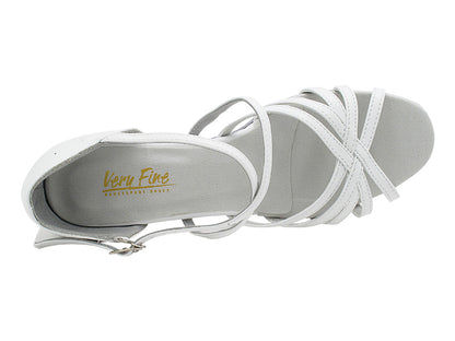 1670C White Leather with 1.5" medium heel in the photo