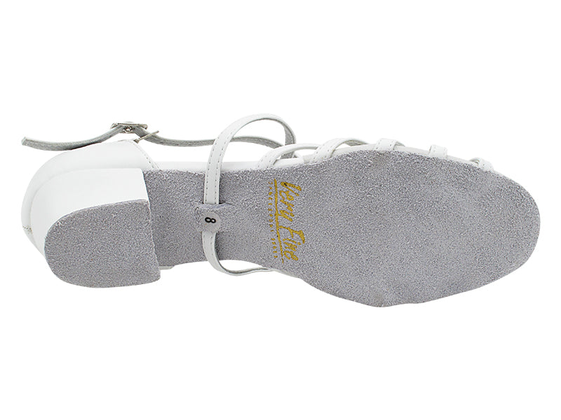 1670C White Leather with 1.5" medium heel in the photo