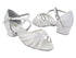 1670C 34 White Satin with 1.5" medium heel in the photo