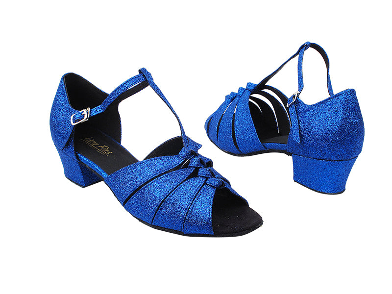 1672 234 Blue Stardust with 1.5&quot; Medium Heel in the photo