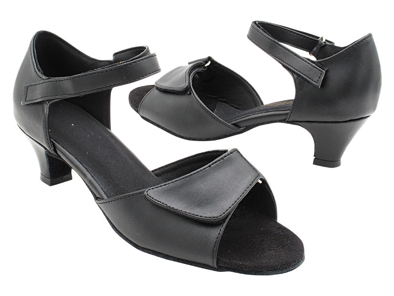 1678 Black Leather with 1.3&quot; Cuban Heel (387) in the photo