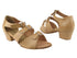 1679 157 Beige Brown Leather with 1.5" Medium Heel in the photo