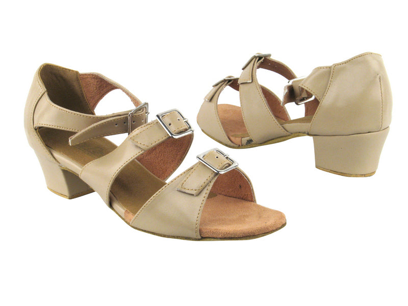 1679 60 Tan Leather with 1.5&quot; Medium Heel in the photo