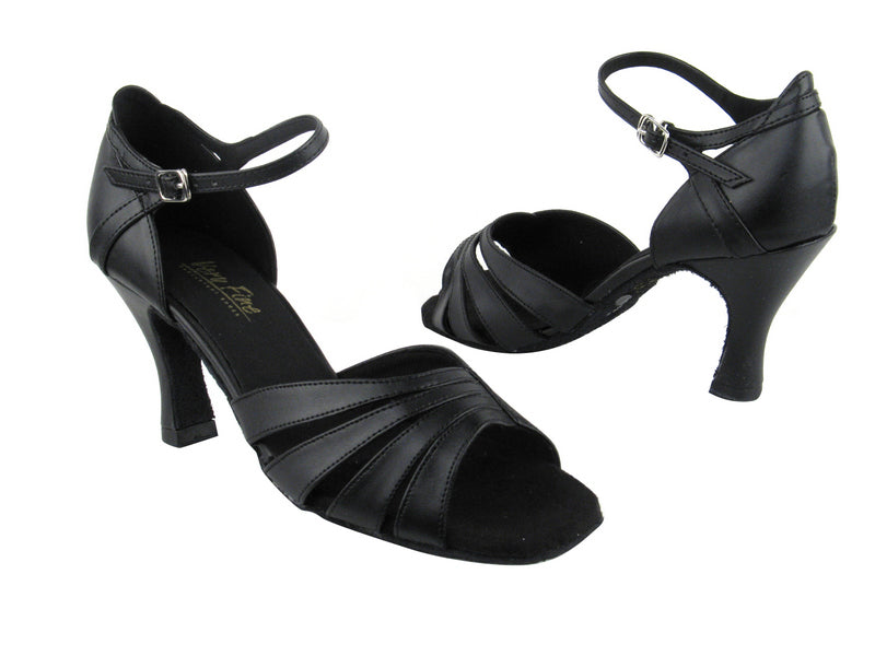 1680 Black Leather with 3&quot; Heel in the photo