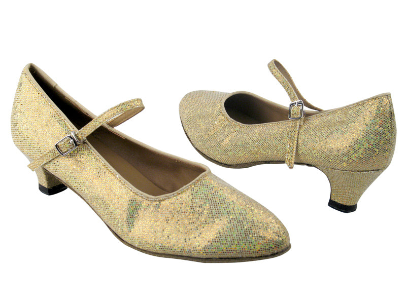 1682 173 Light Gold Scale with 1.3&quot; Heel in the photo