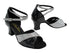 1682F Black Patent & 172 Grey Scale with 2.2 INCH THICK CUBAN HEEL (2317) in the photo