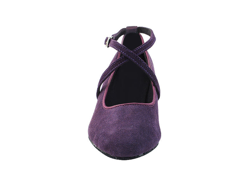 1682 281 Purple Suede_X-Strap with Loop with 1.5&quot; Heel (2001) in the photo