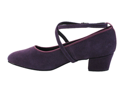 1682 281 Purple Suede_X-Strap with Loop with 1.5&quot; Heel (2001) in the photo