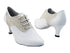 1688 White Leather_270 White Glitter with 2.5" Heel (2899) in the photo