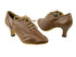 1688 Coffee Brown Leather with 2.5" Low heel in the photo