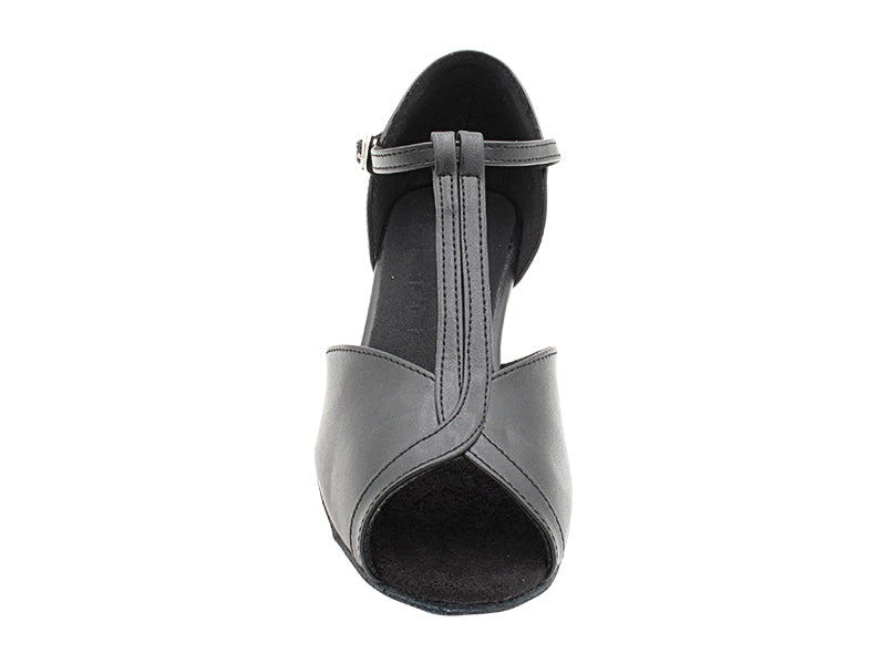 1691 Black Leather with 1.3&quot; Cuban Heel (387) in the photo