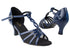 1692 297 Dark Bue Patent PU_Black Mesh with 2.5" low heel in the photo