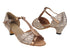 1703 217 Copper Sparkle_171 Dark Tan Gold PU_T with 1.3" Cuban Heel (387) in the photo