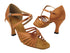 1714X Dark Tan Satin with 3" Heel (6812) in the photo