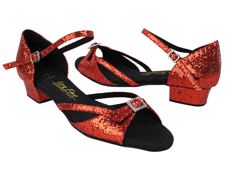 1720FT 37 Red Sparkle_same as SERA1110_Ankle Strap Fixed